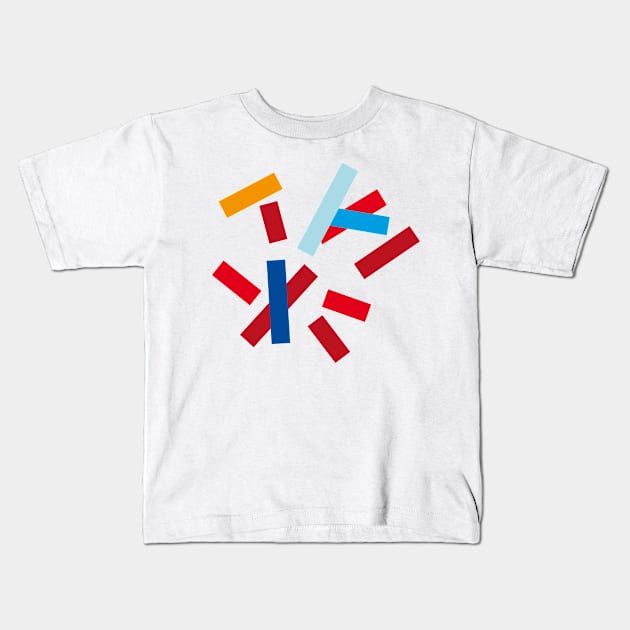 abstract - colors Kids T-Shirt by Nikokosmos